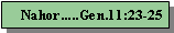 Text Box: Nahor.....Gen.11:23-25
